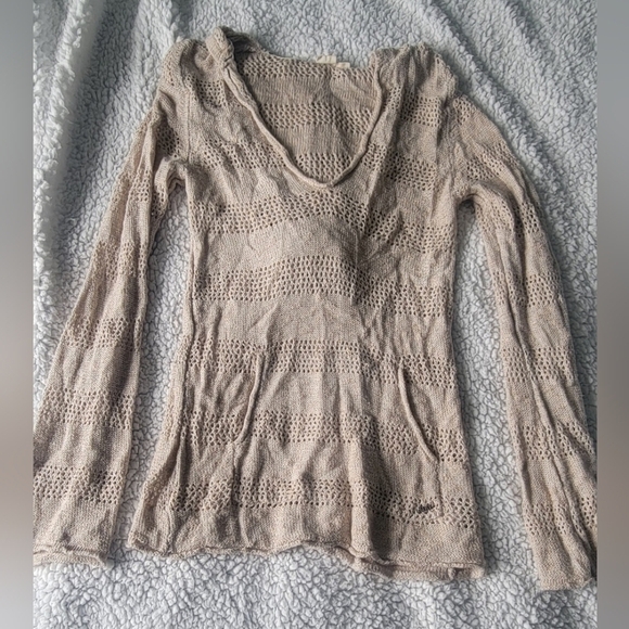 Roxy Sweaters - VTG Y2K ROXY Crochet Sweater, Women's Size Medium
